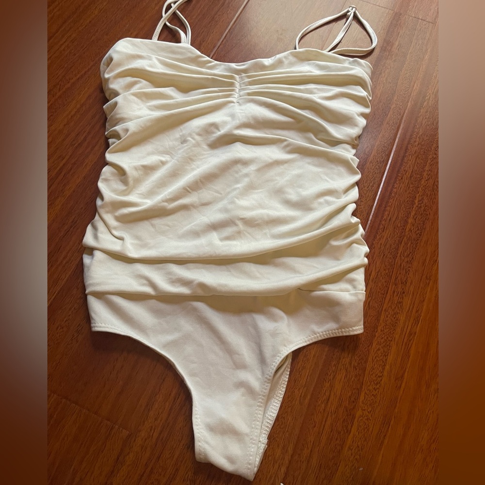 Cream bodysuit